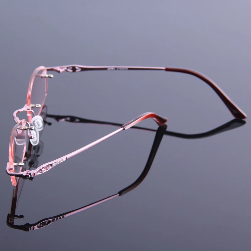 Женские оптические очки со стразами оправа ультралегкие Изящные износостойкие