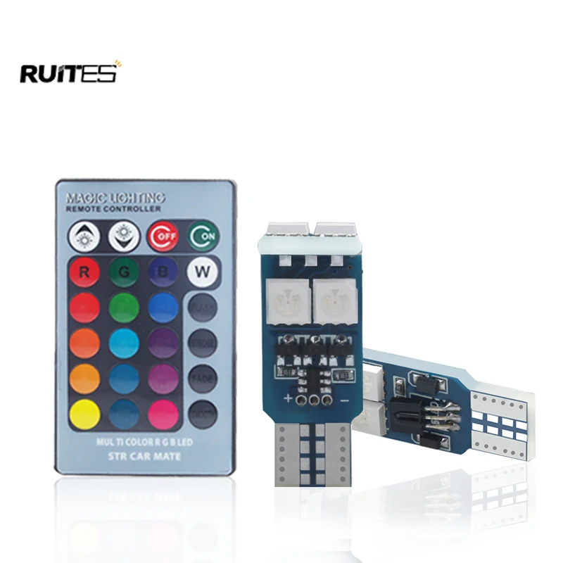 2 шт./лот автомобильные светодиодный лампы сенсорный звук Управление атмосфера