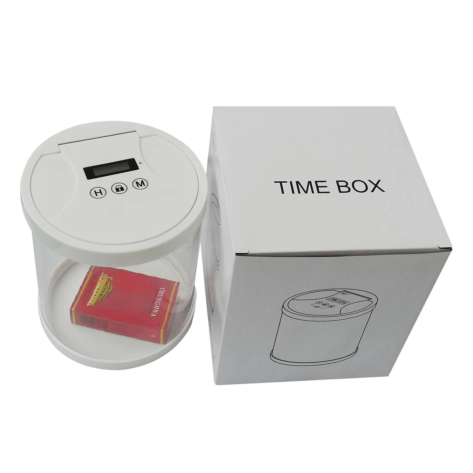 electronic time lock box timer lock container multi function time lock box bin for cigarettes toys mobile phones no battery free global shipping