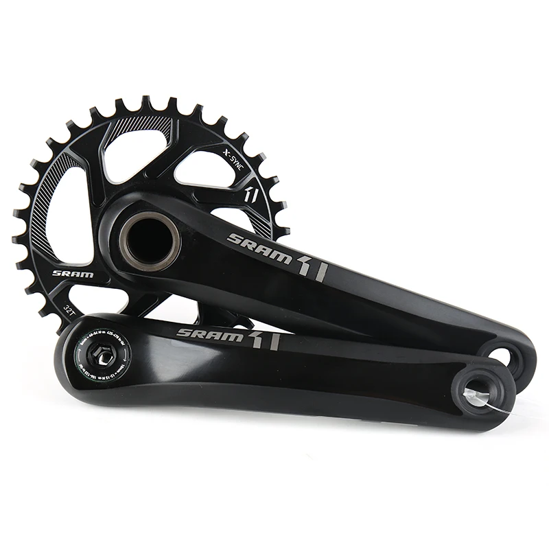 

SRAM FC X1 1400 MTB велосипедный кривошипный комплект цепи 32T 175 мм черный GXP подходит для 10 11 12 Скоростей