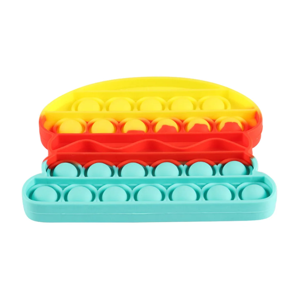 

Push Bubble Sensory Toys Early Education Anti-stress Vent Interactive Toy Children's Adult Stress Relief Toy Rainbow Push Bubble