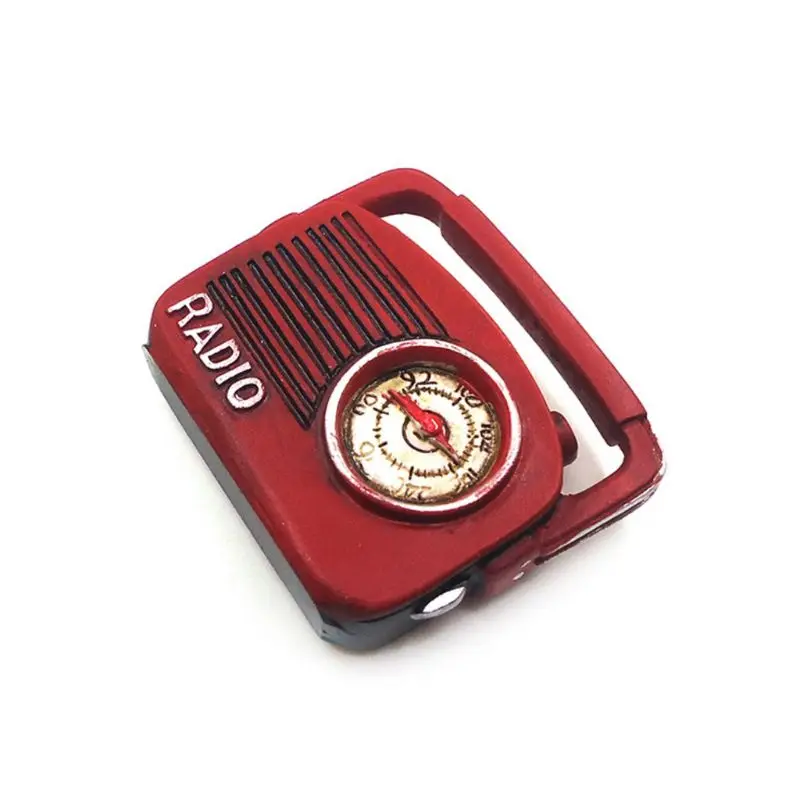 

Мини-кукольный домик Y4QA 1/6, миниатюрное радио, мебель, украшение для гостиной, аксессуары для кукольного домика