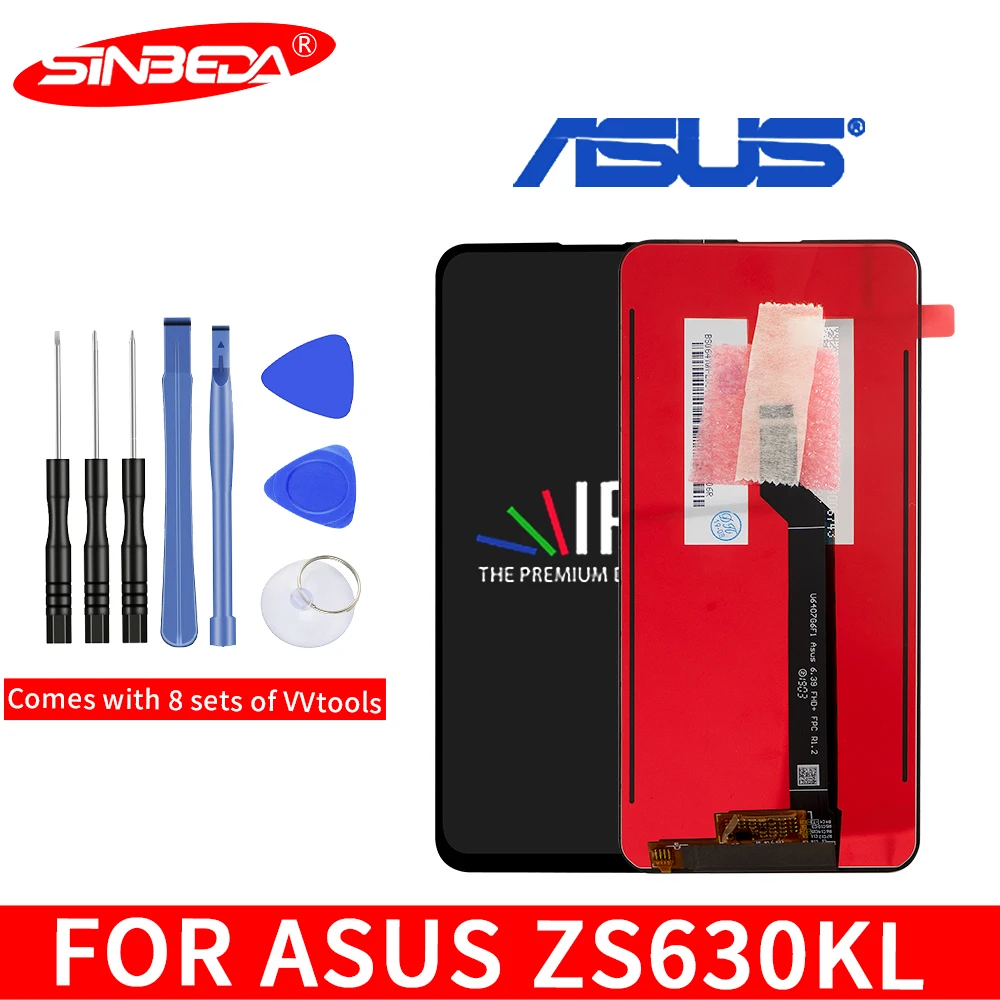 6," ЖК-дисплей для ASUS Zenfone 6 ZS630KL ЖК-дисплей с сенсорным экраном дигитайзер для ASUS Zenfone6 ZS630KL I01WD Zenfone 6Z