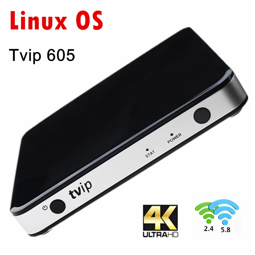 Preise 10 Stücke Original TVIP 605 4K Linux TV Box S905X Quad Core TVIP S-Box V.605 HDYoutube 2,4G/5GWIFI Arbeit Auf Linux Iptv TV Box Tvip605