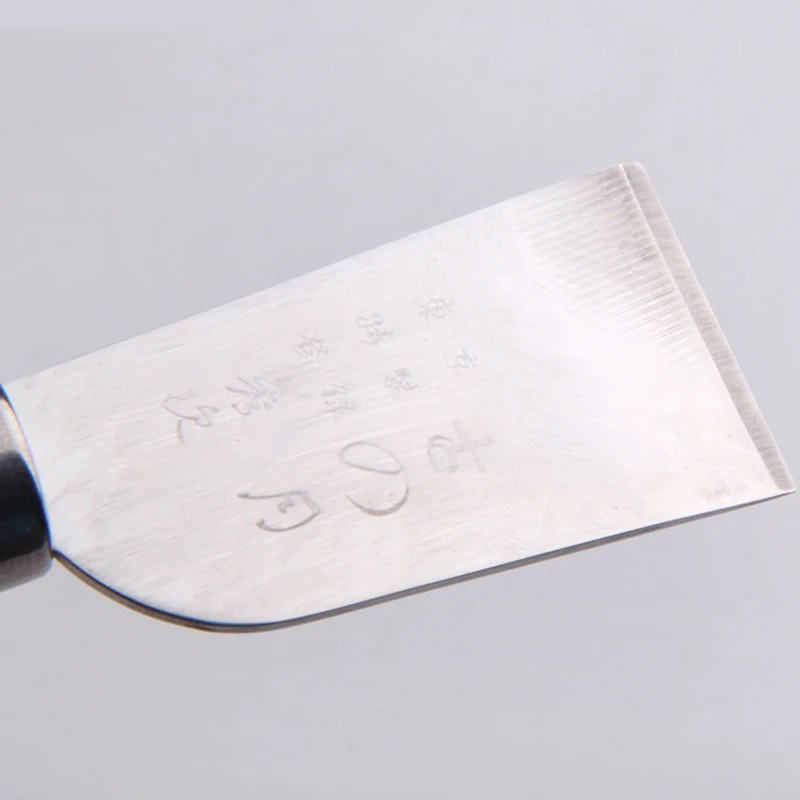 Профессиональный нож для резки кожи с деревянной ручкой портативный инструмент