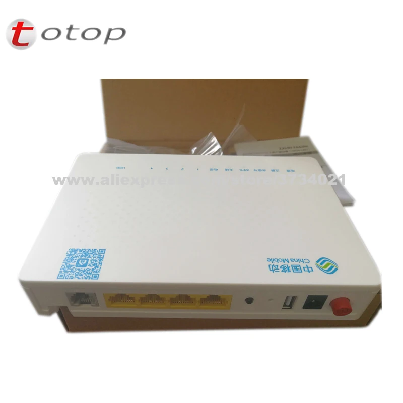 Оптоволоконный модем ZTE F663N GPON английская версия 30 шт. 3FE + 1GE 1Tel USB Wifi ONU