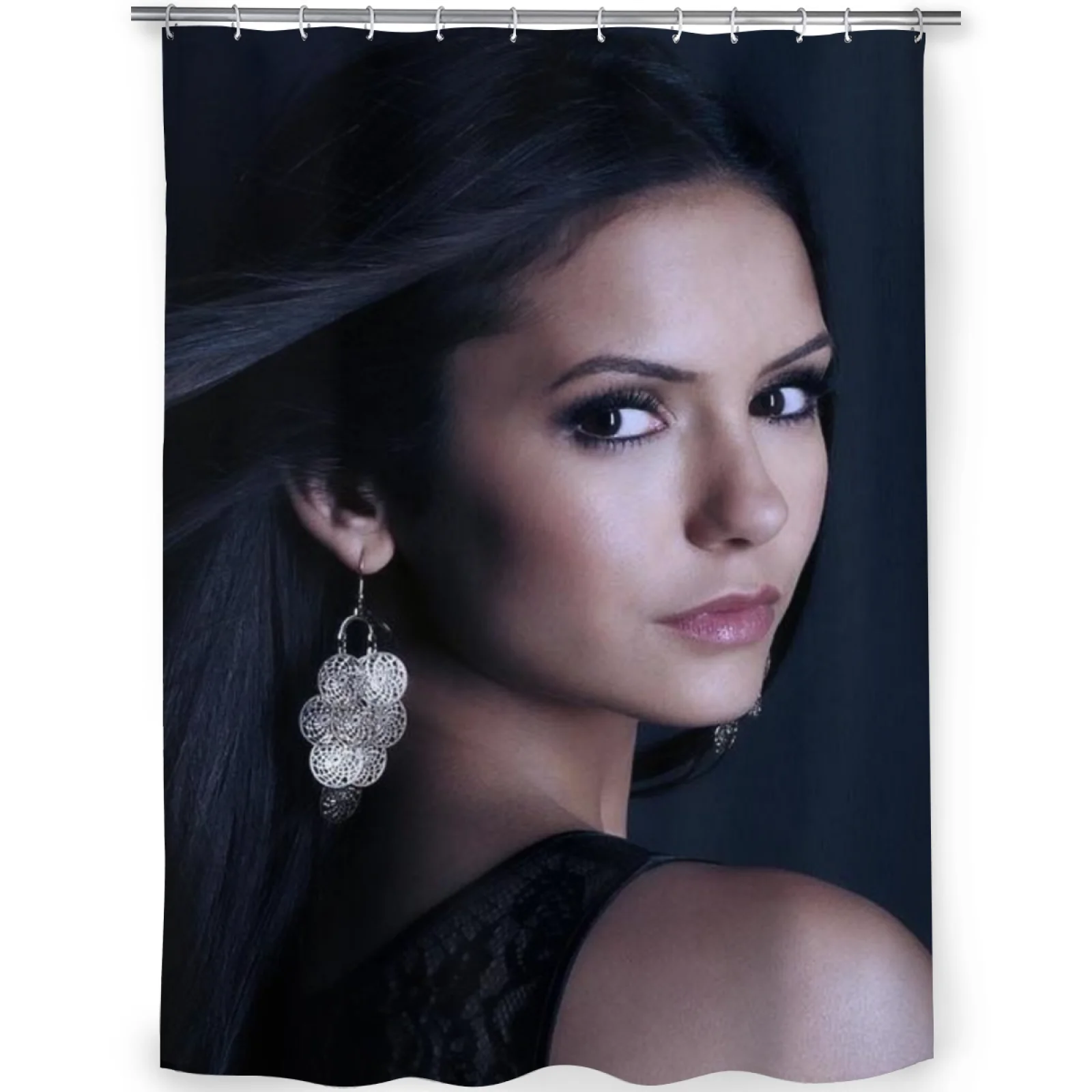 

Bathroom Shower Curtain 3D Waterproof and Mildew Proof The Vampire Diaries Environmentally Friendly Toilet Curtain_xxgyl26