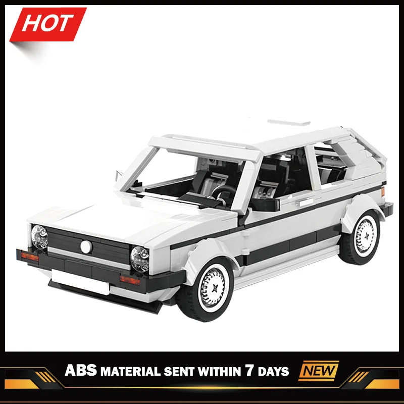 

VWING GolfING Mk1 Car Model Technical Constructor Educational Toys Building Blocks Bricks For Kids Boys Gifts