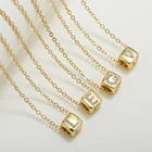 Лидер продаж, Женская цепочка-колье с инкрустацией из меди и цирконием