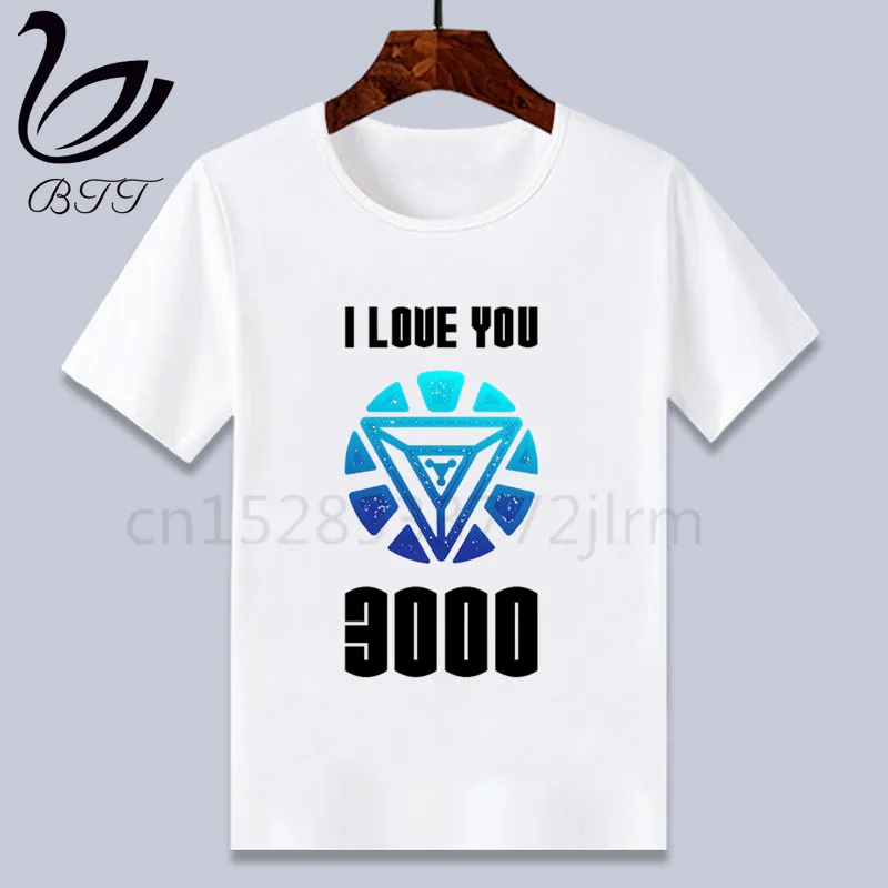 LOVE You/Коллекция 3000 года летняя детская забавная футболка с изображением