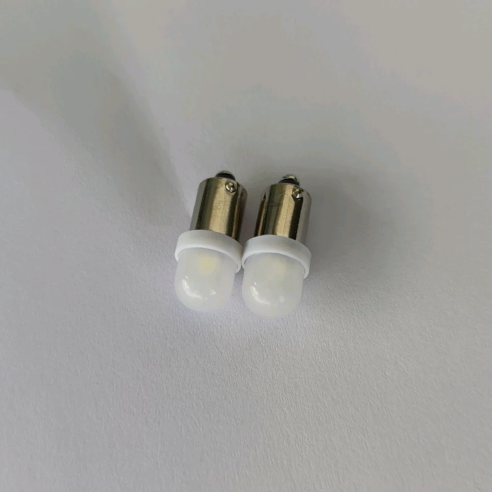 Ba9s #44 #47 1 SMD 5050 светодиодная лампа В постоянного тока с матовым колпачком головной