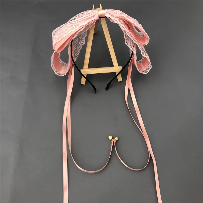 Японская Мягкая повязка на голову для девушек в стиле &quotЛолита&quot Кружевная с