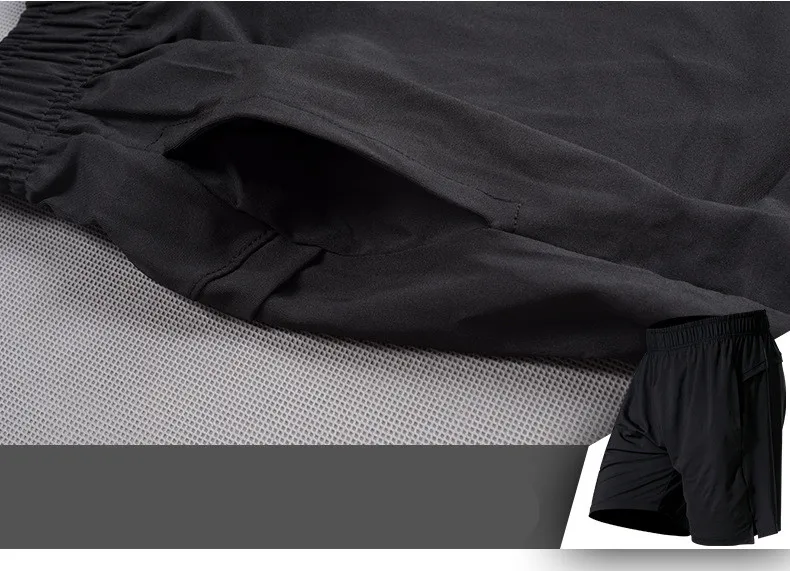 

Plus Size Man Sports Set 3 Pieces Man Sportswear Man Running Fitness Super Elastic Sports Suit