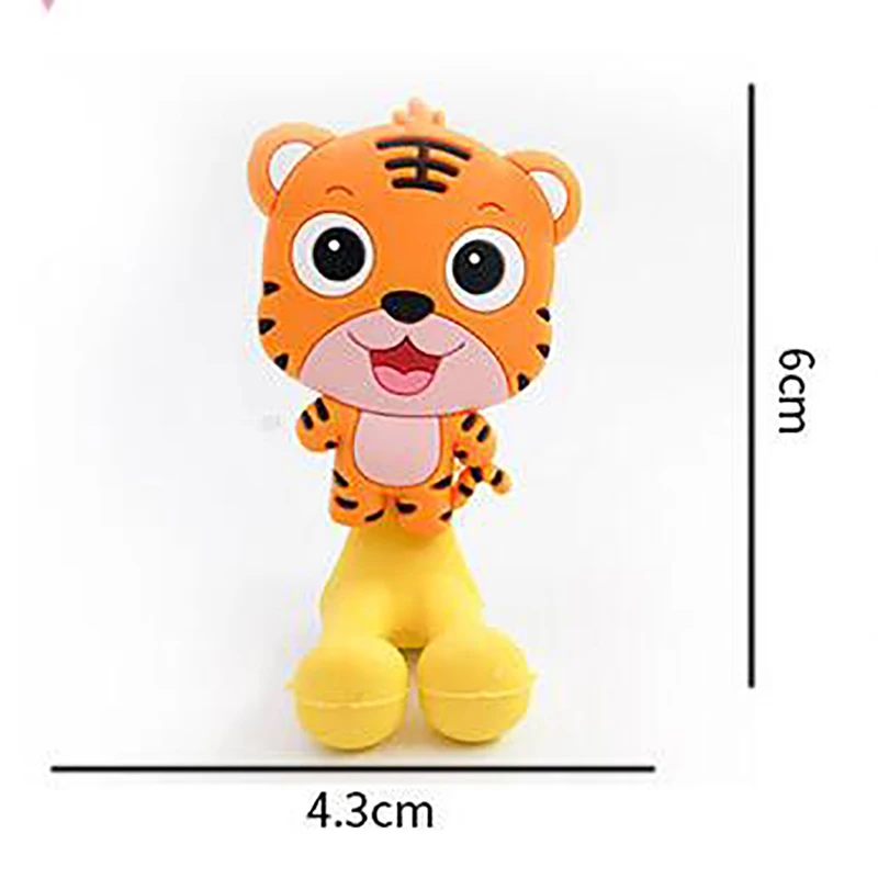 

Home Toothbrush Holder 12 Zodiac Cute Cartoon Color Small Animal Sucker Type Toothbrush Holder Suction Wall Rack