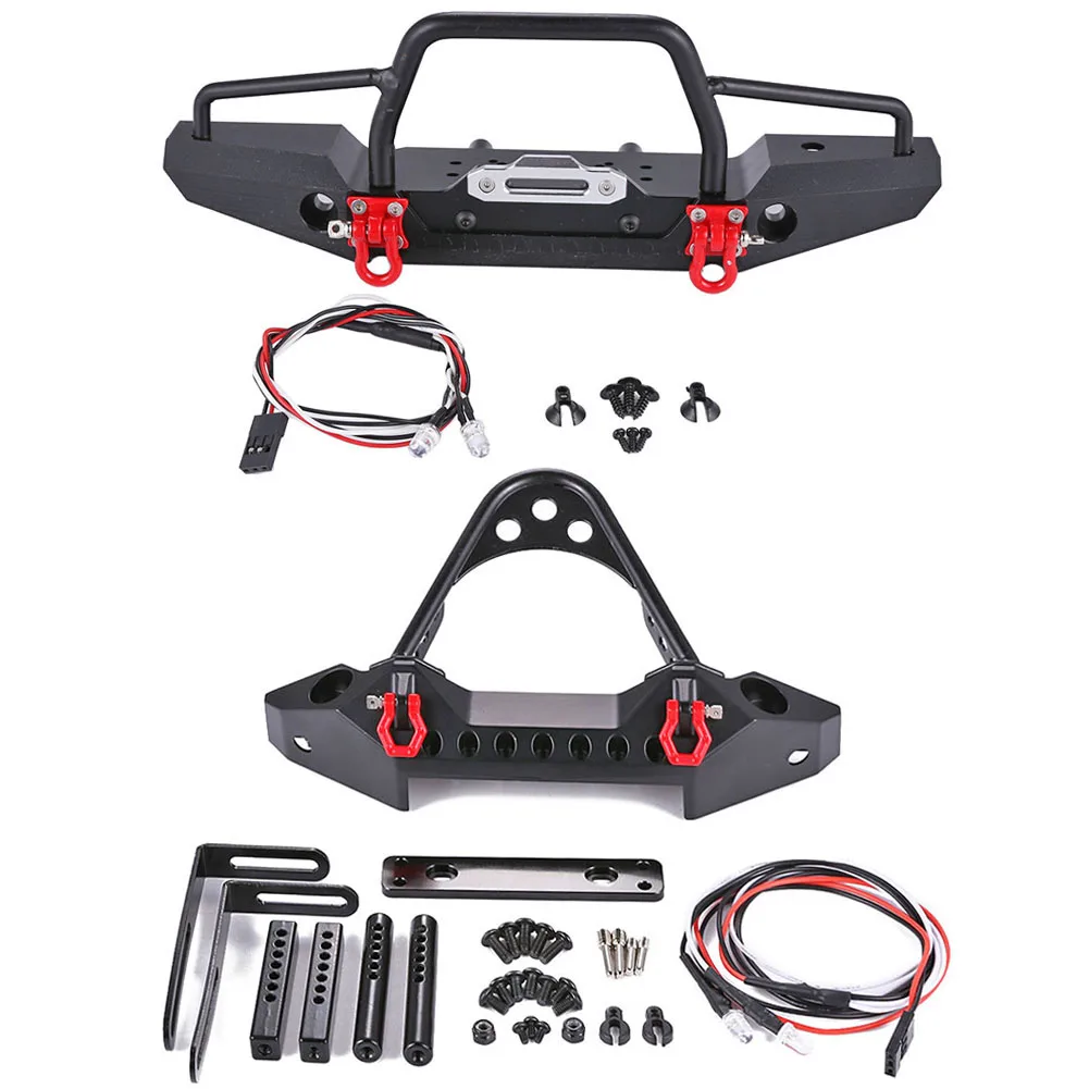 

Bumper Truck Car Crawler Bumper Anti Collision Metal Truck for RC Crawler Front Bumper TRAXXAS TRX4 SCX10II 90046