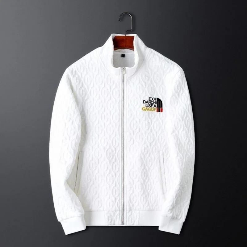 Мужской спортивный костюм с вышивкой черный или белый комплект из 2-х предметов