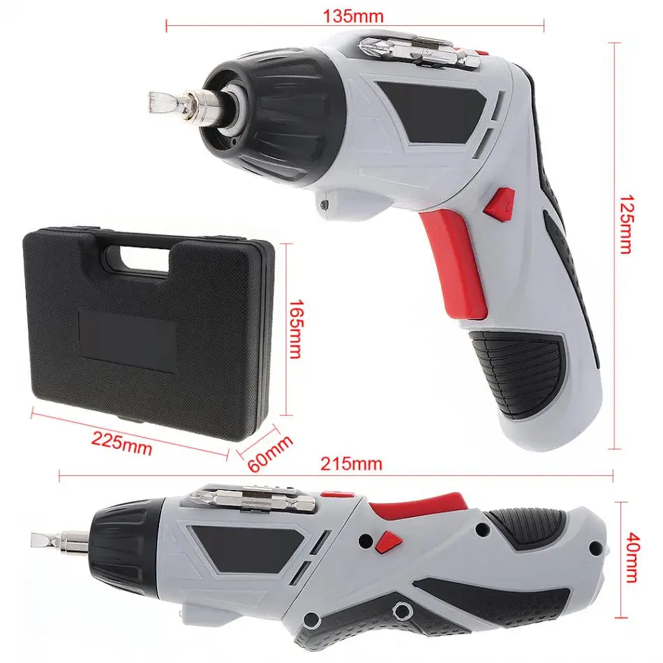 48 шт./компл. перезаряжаемая электрическая мини отвертка 4 8 В 220 об/мин 110/220 в с