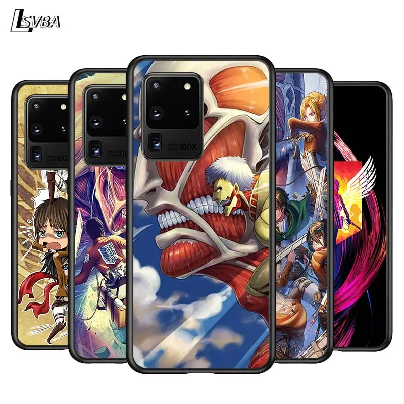 

Attack on Titan Anime for Samsung Note 20 S20 FE Lite Ultra Plus A91 A71 A51 A41 A31 A21 A21S A11 A12 A42 A01 Phone Case