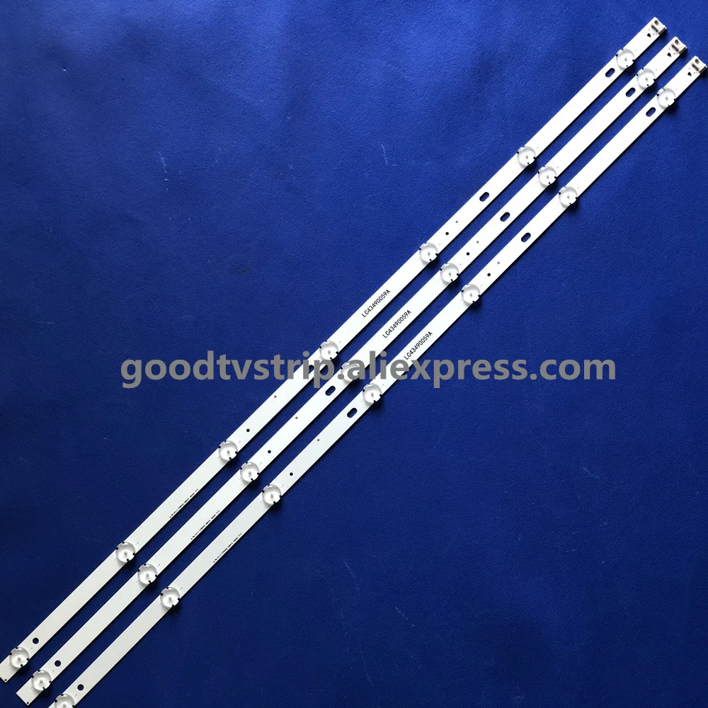 84 см светодиодный ная подсветка 7/8LED s для LG 43 &quot43lh5700 43VH6100 43UH603V 6916L-2744A 6916L-2743A 2743B V16.5