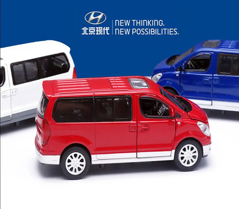 Модель автомобиля Hyundai Hui Wing модель в масштабе 1/32 со звуком и светом|Наземный
