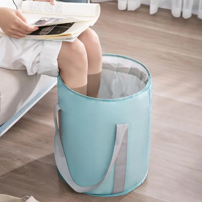 

Portable Foldable Basin Travel Wash Tub Fishing Bucket Outdoor Camping Washing Bag Water Footbath Basin Sink Wash Clothes Basket