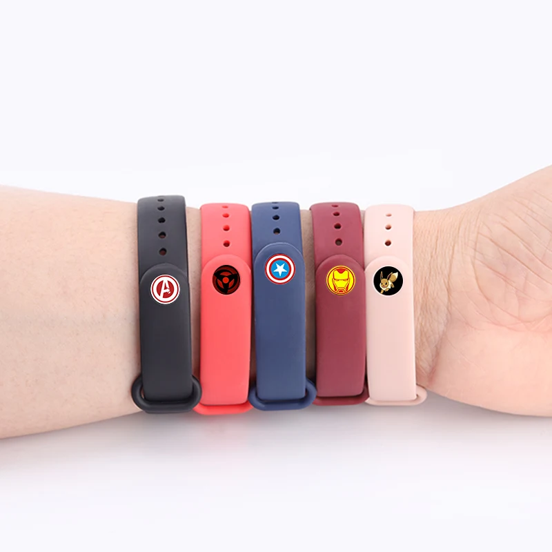 Ремешок для xiaomi mi band 3/4 силиконовый ремешок mi band 4 NFC Аксессуары спортивный ремешок для mi band 3 браслет сменный ремешок