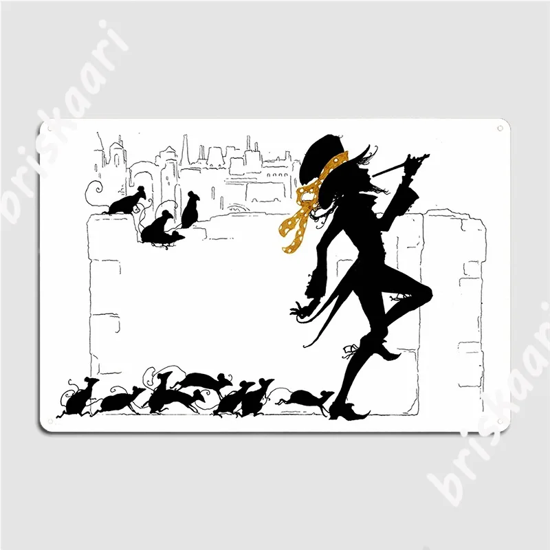 

Металлический плакат-штанга Hamelin, плакат для кинотеатра, печатный плакат, жестяные плакаты