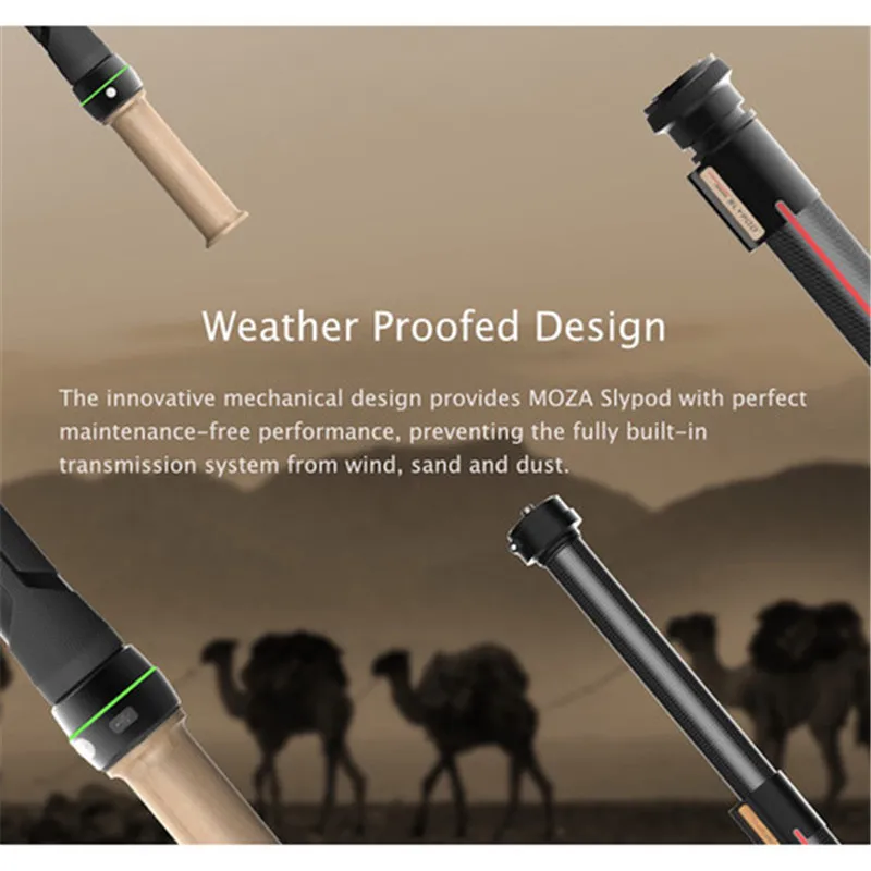 Ползунок и монопод MOZA Slypod 2 в 1 для Gimbal Moza Aircross сверхпрочный водонепроницаемый