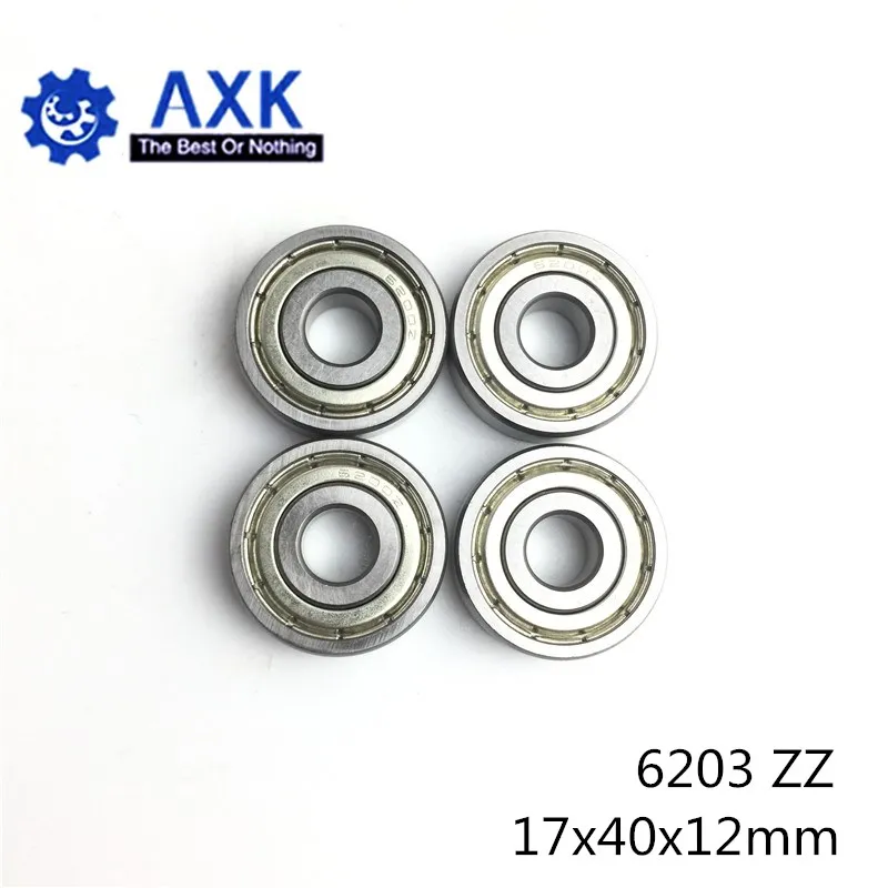 6203ZZ подшипник 17*40*12 мм ABEC 3 ( 4 шт.) для машин пилы шайбовый с глубоким 6203 Z ZZ