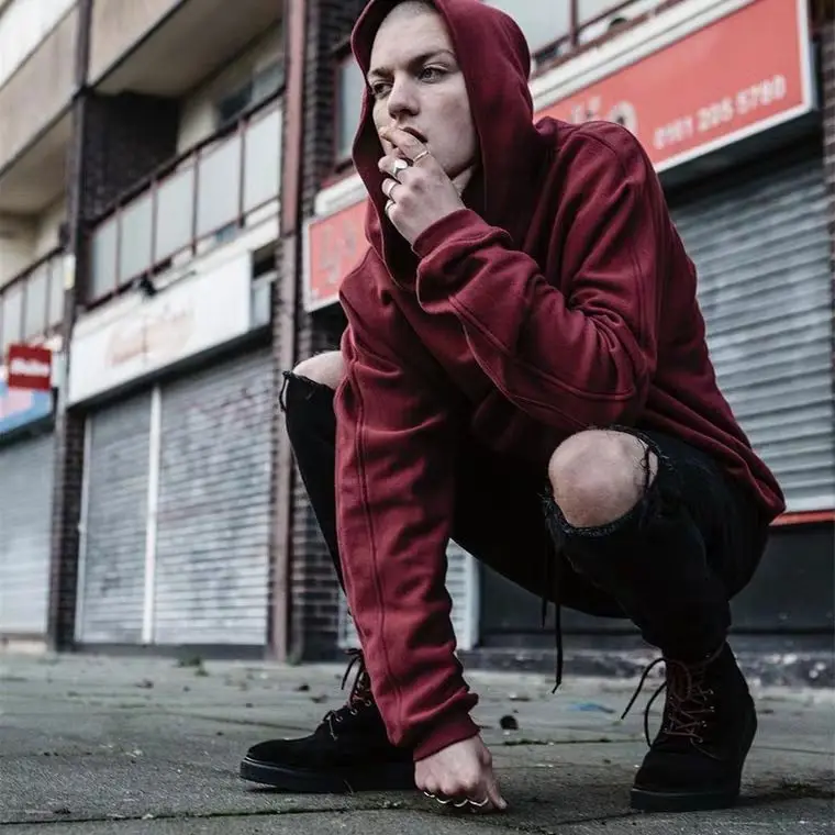 Men's fashion,Ripped ,distressed,elastic trousers,hip hop for men,zipper,casual man,skull,bleached ,Harem Pants,pencil pants