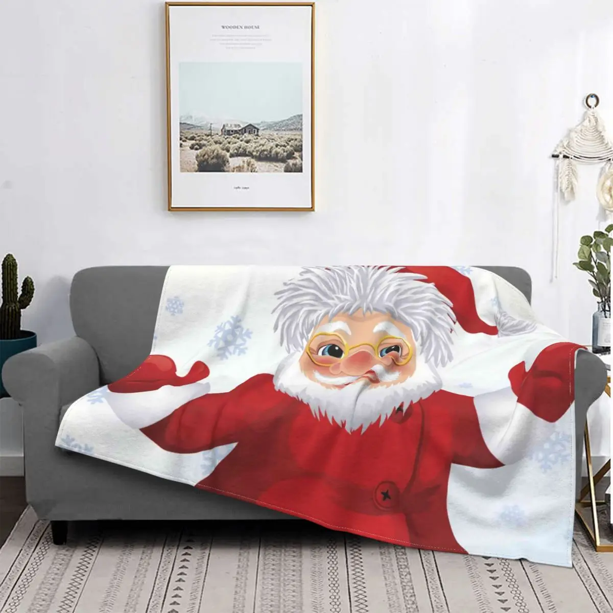 

2022 рождественское одеяло с Санта-Клаусом, новый год, сетка, Стич, супер мягкие дышащие тонкие одеяла для дивана