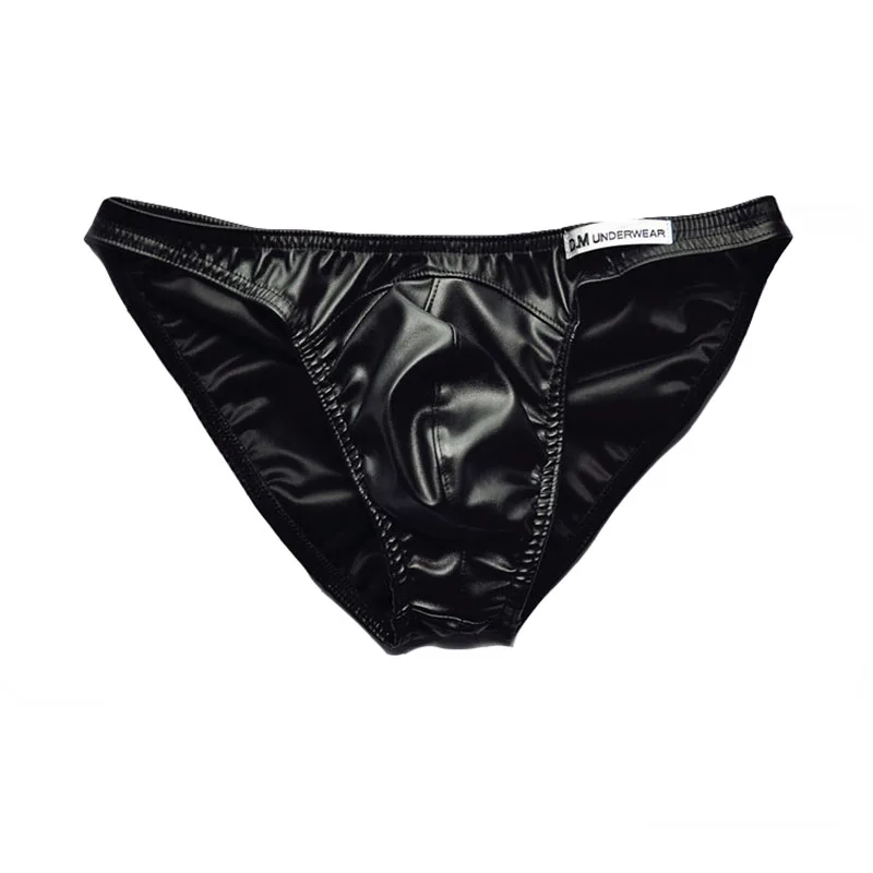 Трусы джоки мужские из ПУ кожи пикантное нижнее белье для мужчин трусы слипы гей
