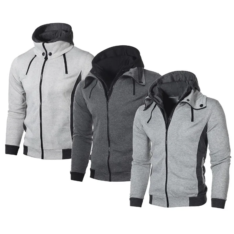 2019 мужские куртки на молнии осенне зимние повседневные флисовые пальто куртка