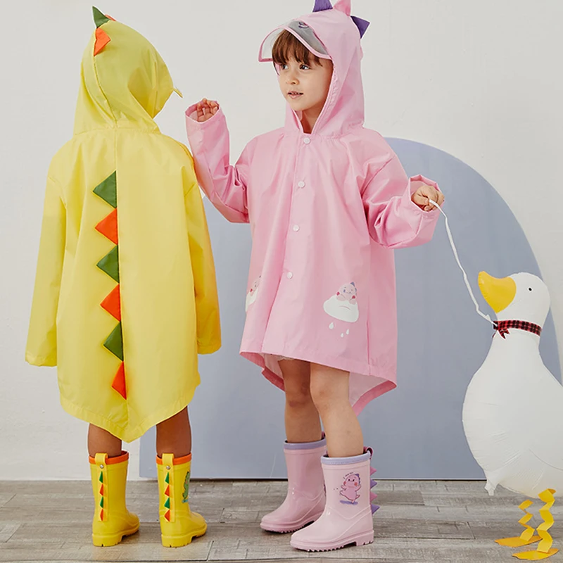 DRIPDROP детские резиновые сапоги для мальчиков и девочек Водонепроницаемые с