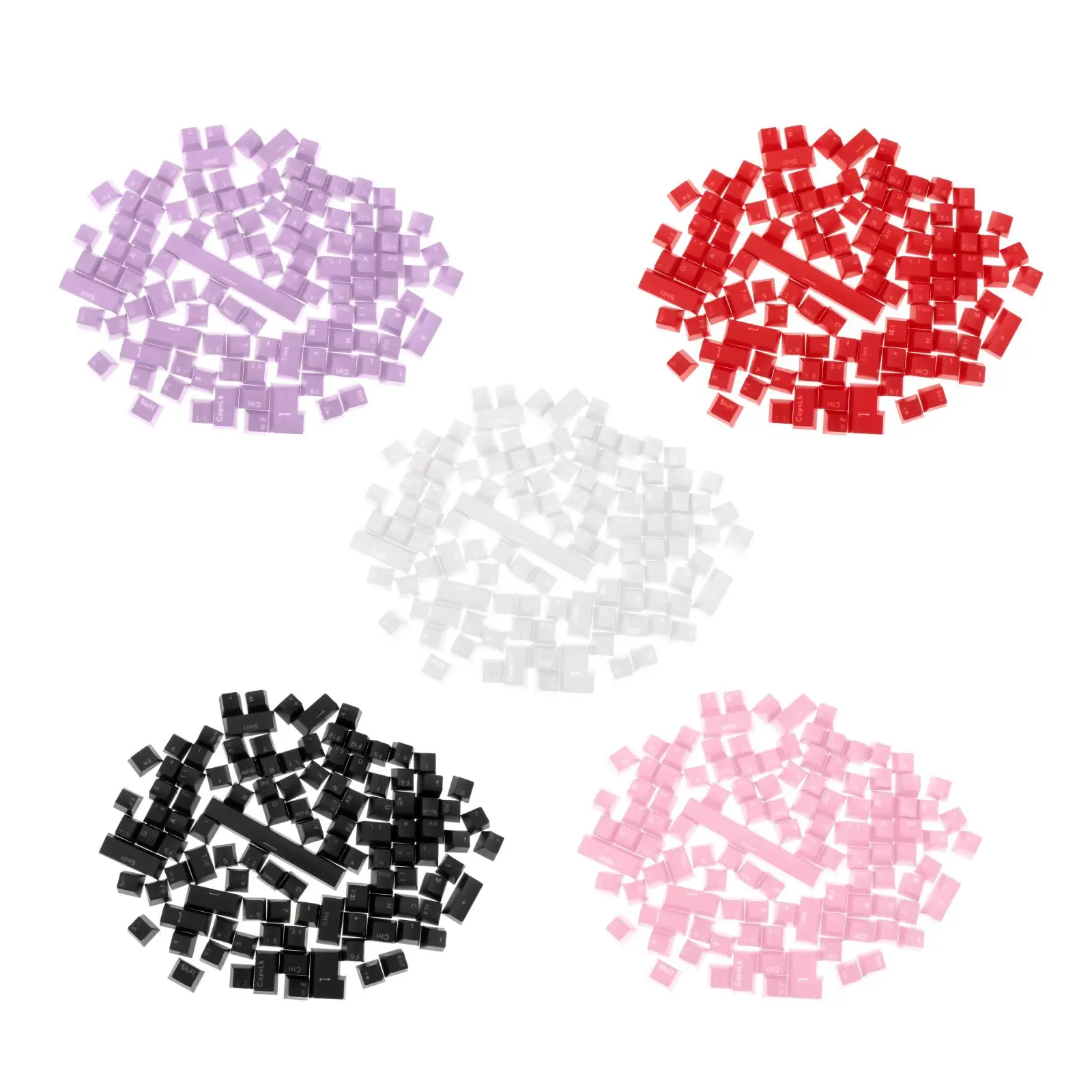 

108-Key ABS Translucent Keycaps Key Cap for Mechanical Keyboard