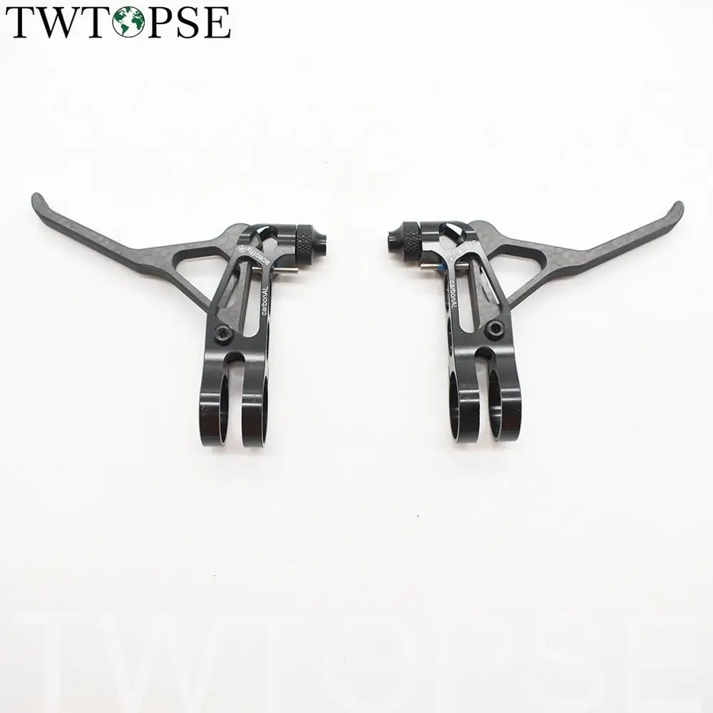 Тормозной рычаг для велосипеда TWTOPSE складной V-образный тормоз из углеродного