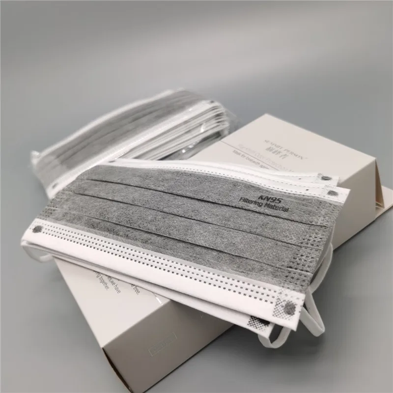 Пылезащитная маска FFP2 с активированным углем респиратор для лица защитная