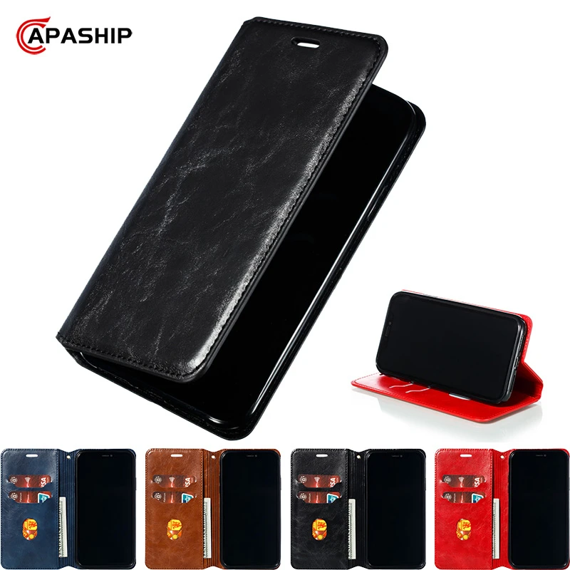 Кожаный чехол кошелек в стиле ретро для Samsung Galaxy Note 8 9 10 S7 S8 S9 S10 S20 Plus Ultra J3 J4 J5 J6 J7 J8