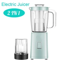 1000w electric blender fruit food 2 in 1 juicers 600ml milkshake mixer meat grinder multifunction home juice maker machine