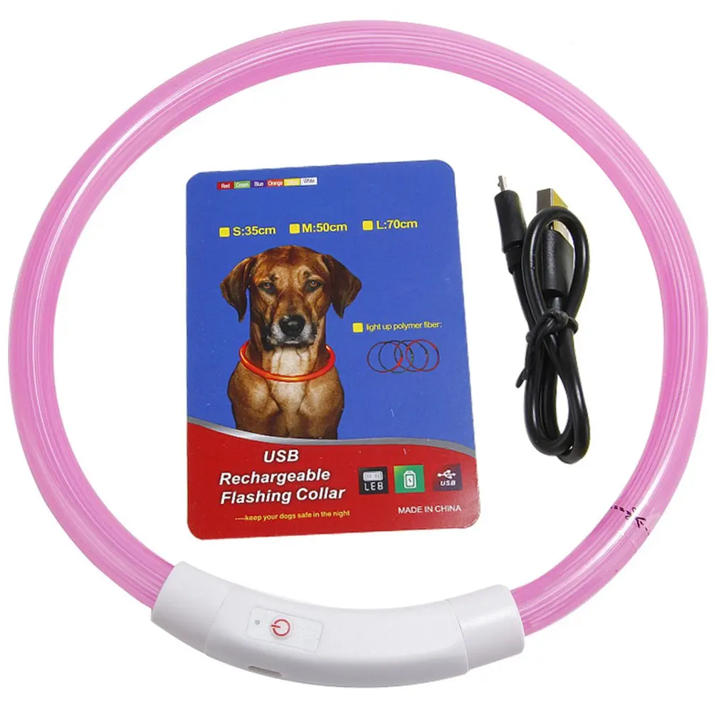 

Ошейник для домашних животных со светодиодной подсветкой и USB-зарядкой