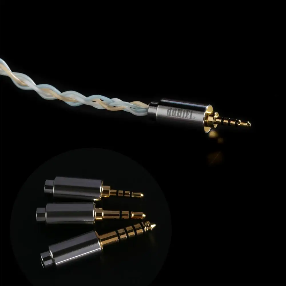 Кабель для наушников DD ddHiFi BC120B (Sky) Air Series штекер 2 5/3 5/4 4 мм 2Pin разъем MMCX/0 78 Hi-Fi