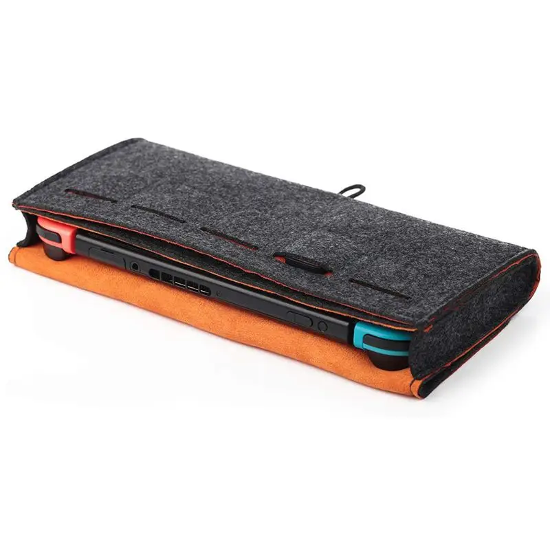 Для Nintendo Switch с 5 игровыми картами вместительный многослойный Чехол шерстяной