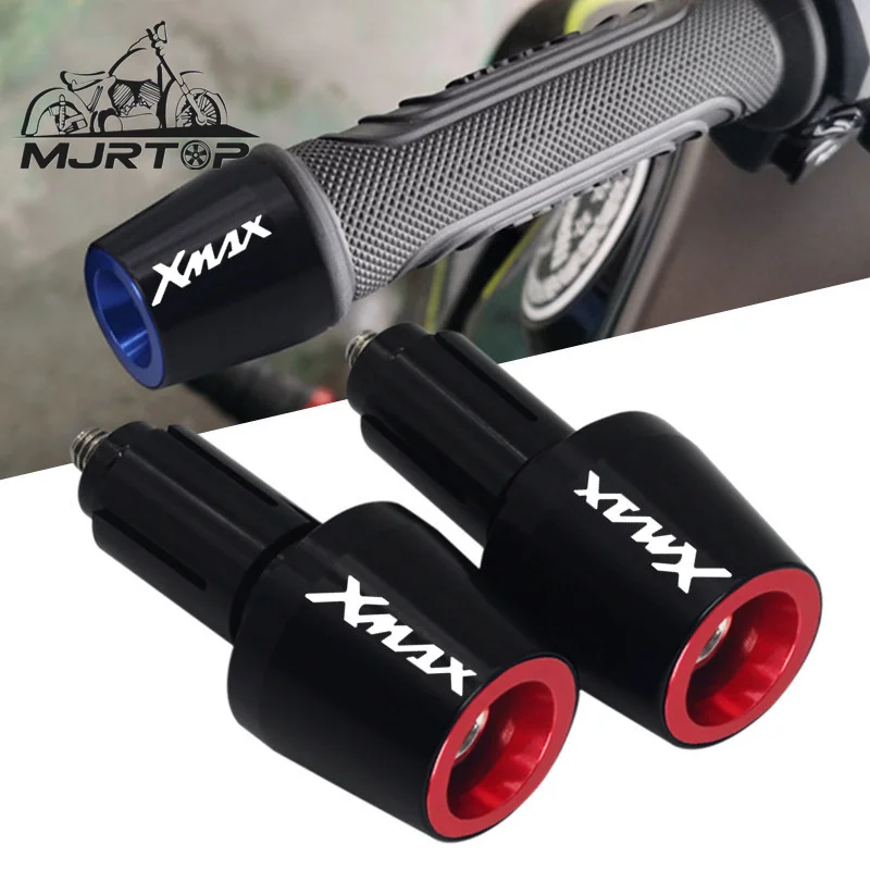 

Motorcycle X MAX Logo Handlebar Grips 22MM Handle Bar Cap End Plugs Accessories For YAMAHA XMAX 125 250 300 400 Xmax 2013-2021