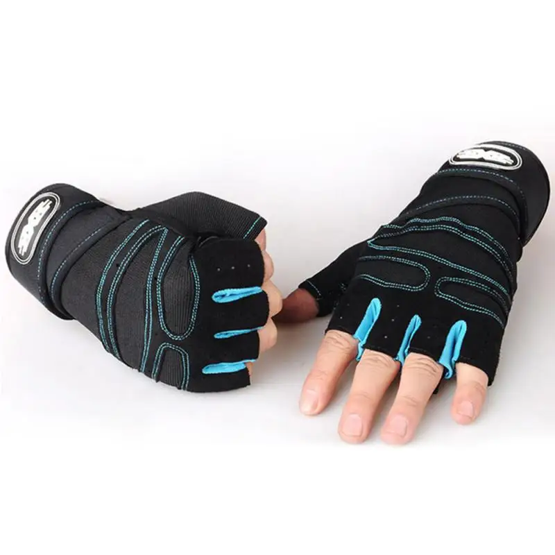 Cycling Gloves Bicycle Bike Anti Slip Shock Breathable Half Finger Short Sports Hiking Accessories for Men | Спорт и развлечения