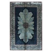 6x9 feet turkey blue silk carpet handmade turkish rugs oriental silk rug for living room carpets