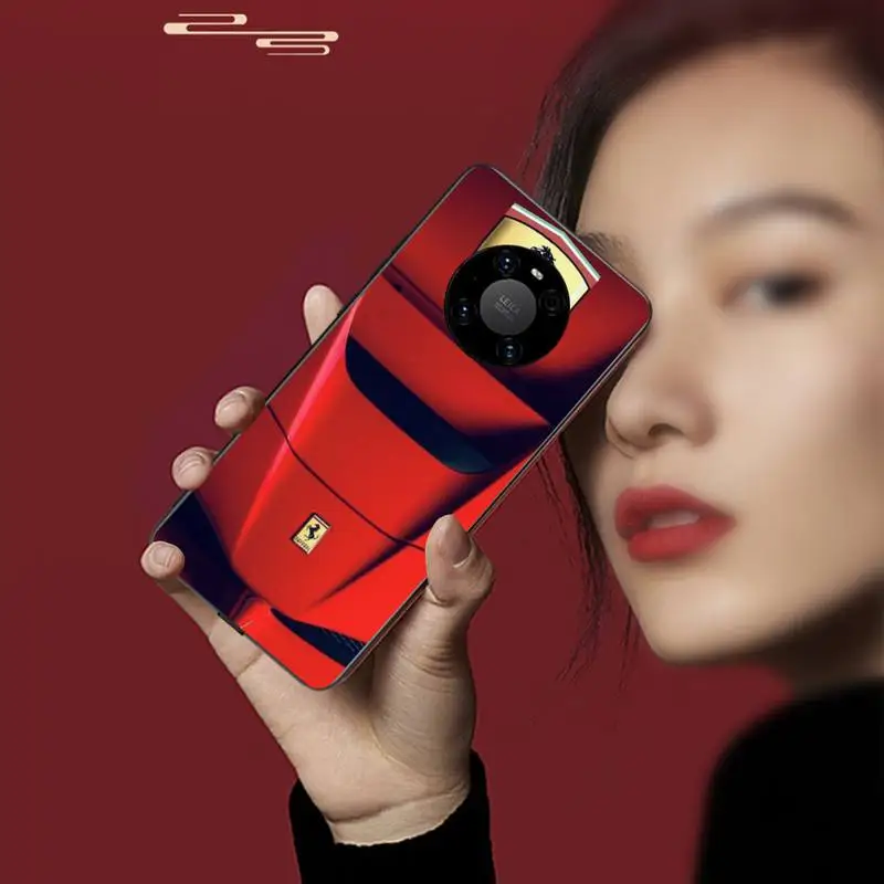 

0 Luxury Car Ferrari Phone Case For Huawei P20 30 40 Pro Mate 20x 30 40 Pro Nova6 7 Honor 9X 10