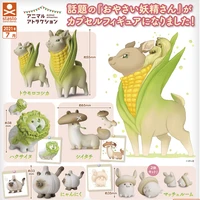japan stasto gashapon capsule toys cabbage dog vegetable plants model shiba inu dog potherb goblin series 1