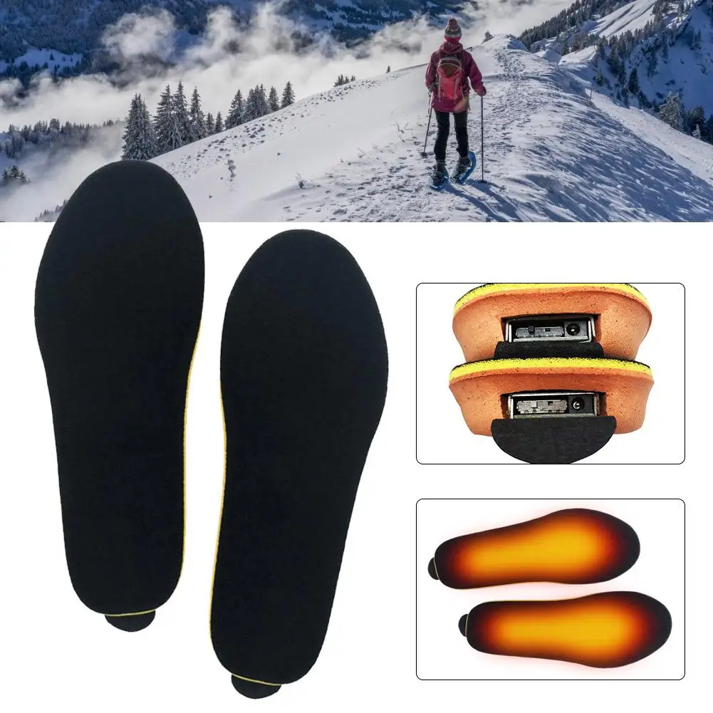 

Heated Shoe Insoles Feet Warm Sock Pad Mat Electrically Heating Insoles with Remote Control Foot Warming Pad winter Warm