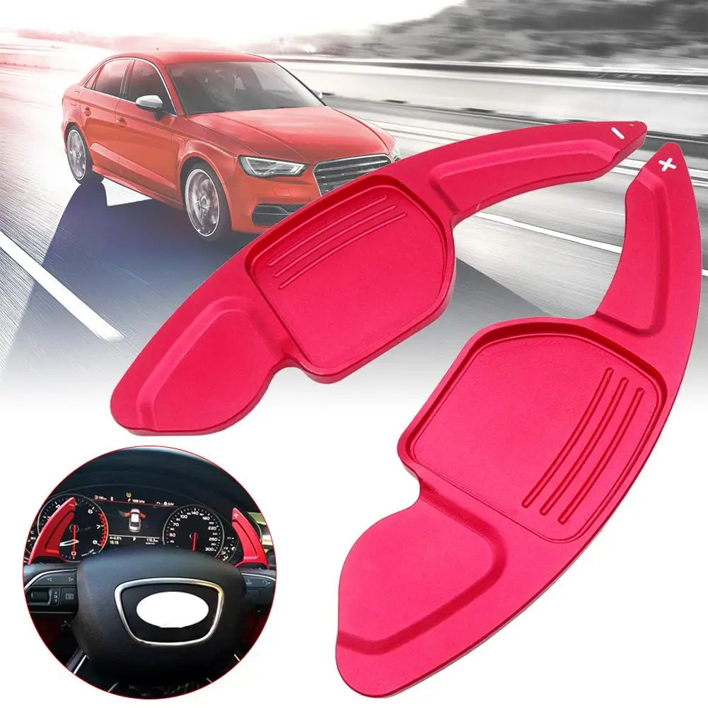 Автомобильные рычаги переключения передач на руль алюминиевые для AUDI A3 S3 A4 S4 B8 A5 S5