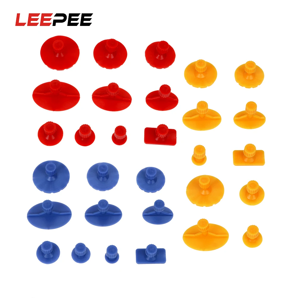 

LEEPEE Auto Body Dent Paintless Repair Dent Puller Plastic Glue Tabs 10pcs/set Paint Dent Repair Tool Car Repair Tool